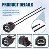 JA&MIU Radiator Cooling Fan Pigtail Harness Plug Connector Compatible with