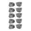 10Pcs Carbide Turning Inserts Indexable Coated Blade for Wood Milling