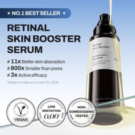 Suero potenciador de la piel de retina Suero avanzado de retinol para el rostro Suero facial hidratante y reafirmante para tono de piel irregular y líneas finas Brillo radiante y juvenil con