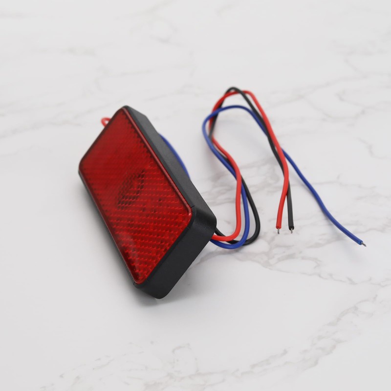 SING F LTD 2PCS Red 12V 24 LED Motorcycle Tail