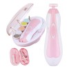 Lima De Uñas Bebe, 6 Cabeza Molienda Y 1 Cortauñas