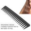 Peine de Dientes Anchos, Cabello Grande Redondeado, Peine Desenredante sin