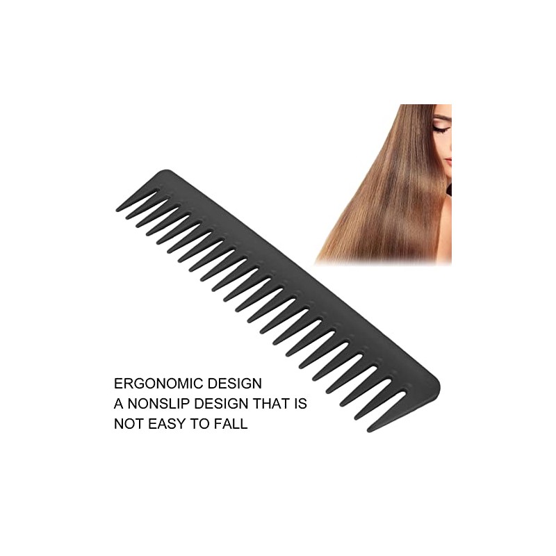 Peine de Dientes Anchos, Cabello Grande Redondeado, Peine Desenredante sin
