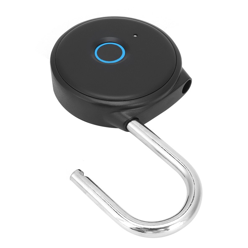 W08 Smart Fingerprint Padlock USB Rechargeable Security Lock IP65 Waterproof