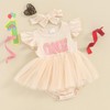 Baby Girls My 1st Birthday Outfits One Romper Two/Three Tutu