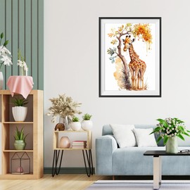 TOSTOG Diamond Painting Kits for Adults,Giraffe Full Drill 5D DIY Diamond Art Kit Diamond Crystal Rhinestone Arts and Crafts Picture for Home Wall Decor 30x40cm