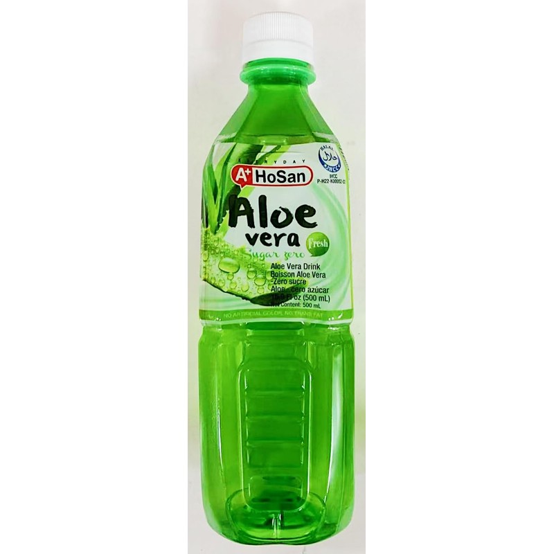 Aloe Vera Drink, 500ml Bottles, Pack of 6, Natural Flavor