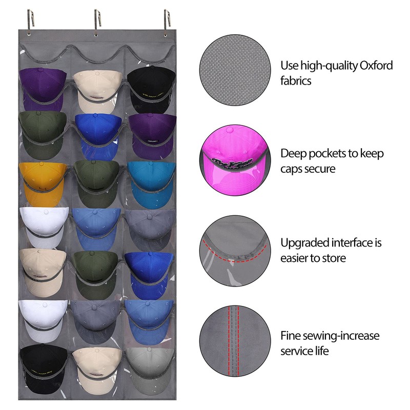 Dofilachy Hat Rack - Hat Organizer - Hat Racks for