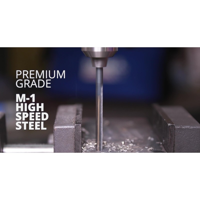 Drill America 5 Piece Contractor High Speed Steel Black and