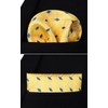 HISDERN Men's Yellow Plaid Tie for Wedding Party Woven Checked