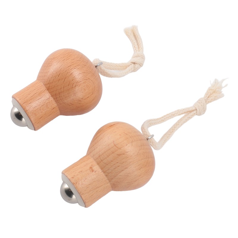2PCS Facial Massage Roller with Lanyard Cold and Hot Use