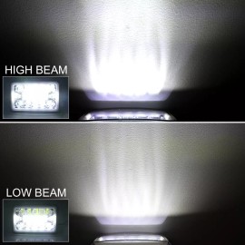 USPART- 4PCS Fit Peterbilt Kenworth T800 W900 4x6" LED Headlights Hi-Lo Sealed Beam DRL