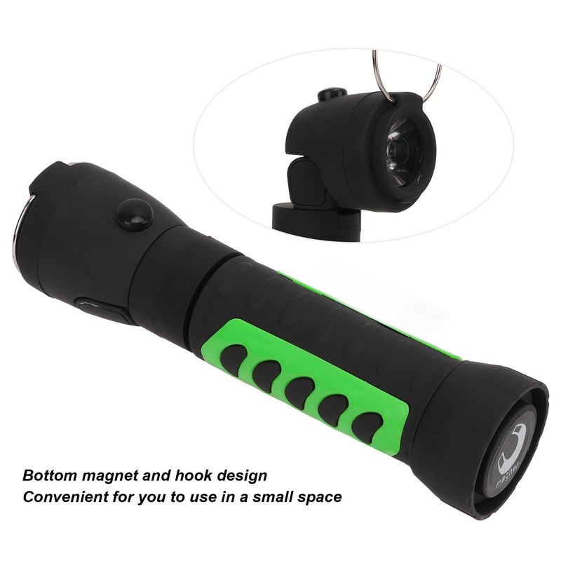 Flashlight Handheld Retractable LED Flashlight with Magnetism and Hook for