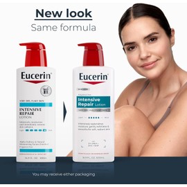 Eucerin Lotion, Intensive Repair, Rich Very Dry Skin, 16.9 Ounce Bottle