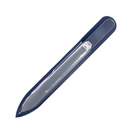 Bragek Glass Nail File, 5.5 inches (140 mm), Single-Sided (Plain)