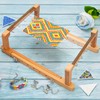 PP OPOUNT Adjustable Bead Loom Kit, Wood Loom Beading Supplies