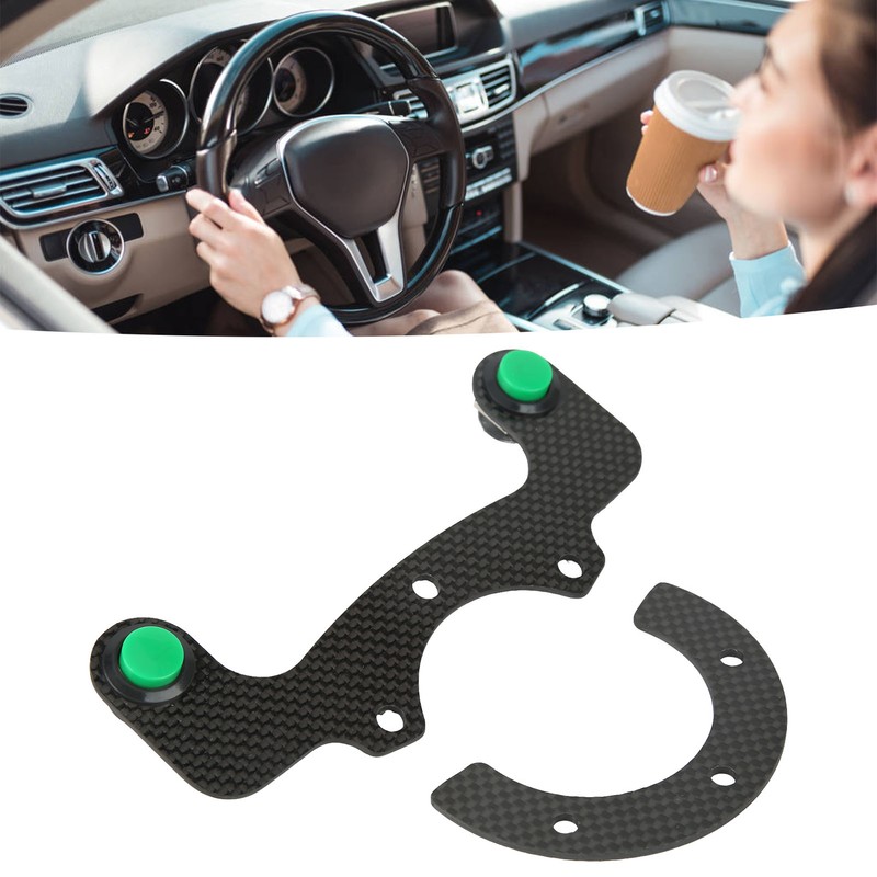 External Horn Button Kits Carbon Fiber 6 Bolts Steering Wheel