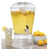 CreativeWare 3 Gallon Beverage Dispenser with Base Ice Cylinder Sleeve