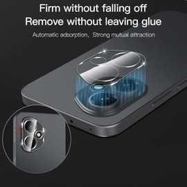 Anoowkoa 2+2 Pack for Honor 400 5G Screen Protectors and Camera Lens Protectors Guard Tempered Glass Film, Anti Fingerprints Protective Film