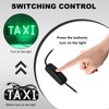 DXNQ Taxi LED Sign Decor, 5V USB Bright Taxi Led