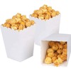 Vsosfiza White Popcorn Boxes,Small White Popcorn Boxes,Pack of 12
