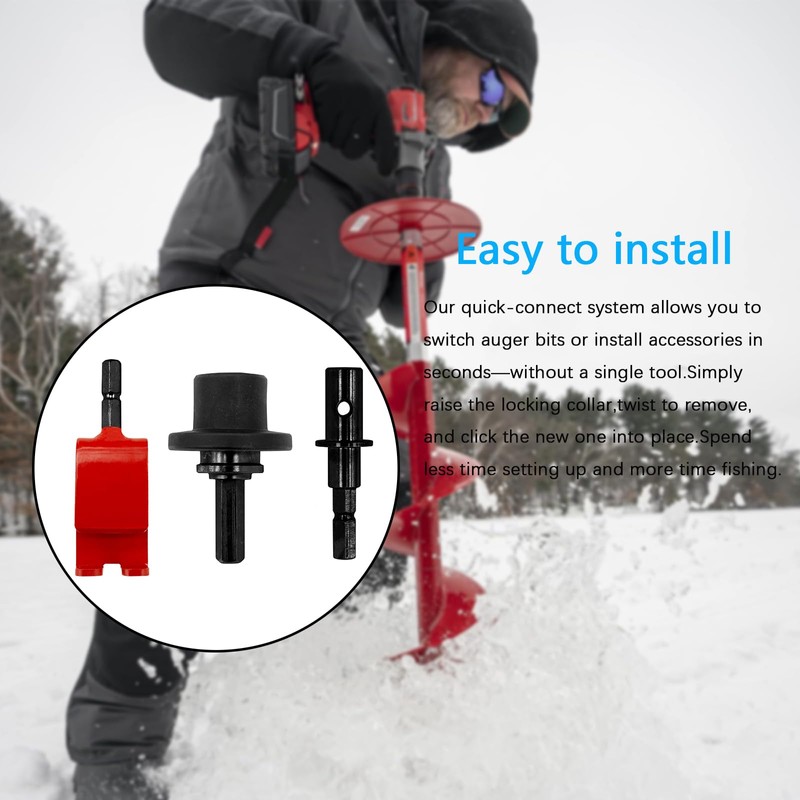 42494 Quick Connect Kit for Eskimo Ice Fishing Auger Drill