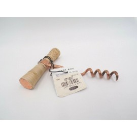 West Elm Copper Cane Bar Ware Wine Cordscrew Opener Ratten 3.75" Rose Gold #9892