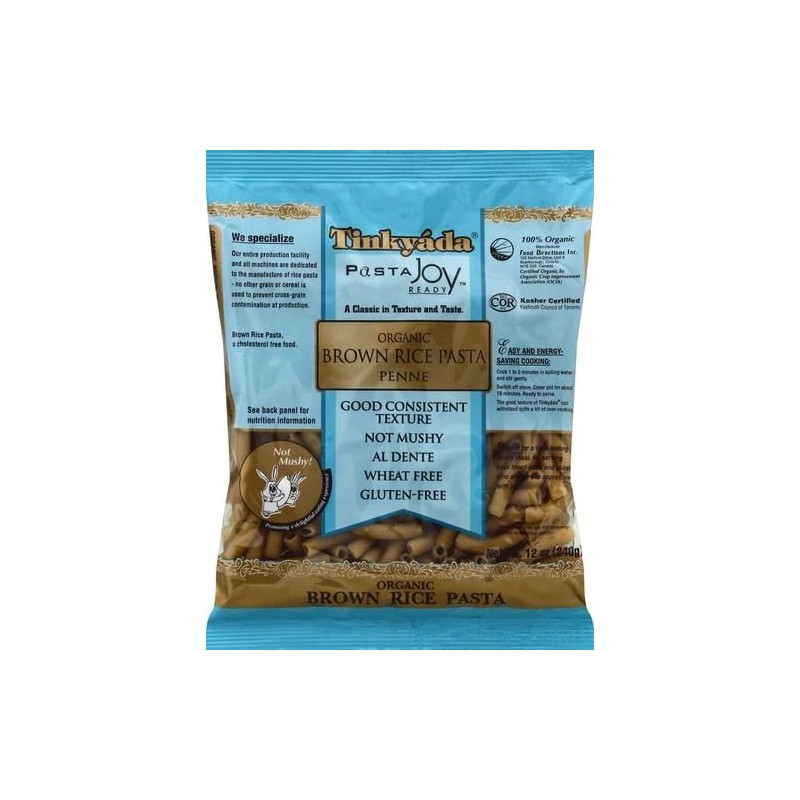 Tinkyada Brown Rice Pasta Penne 12 Ounce Whole Grain No