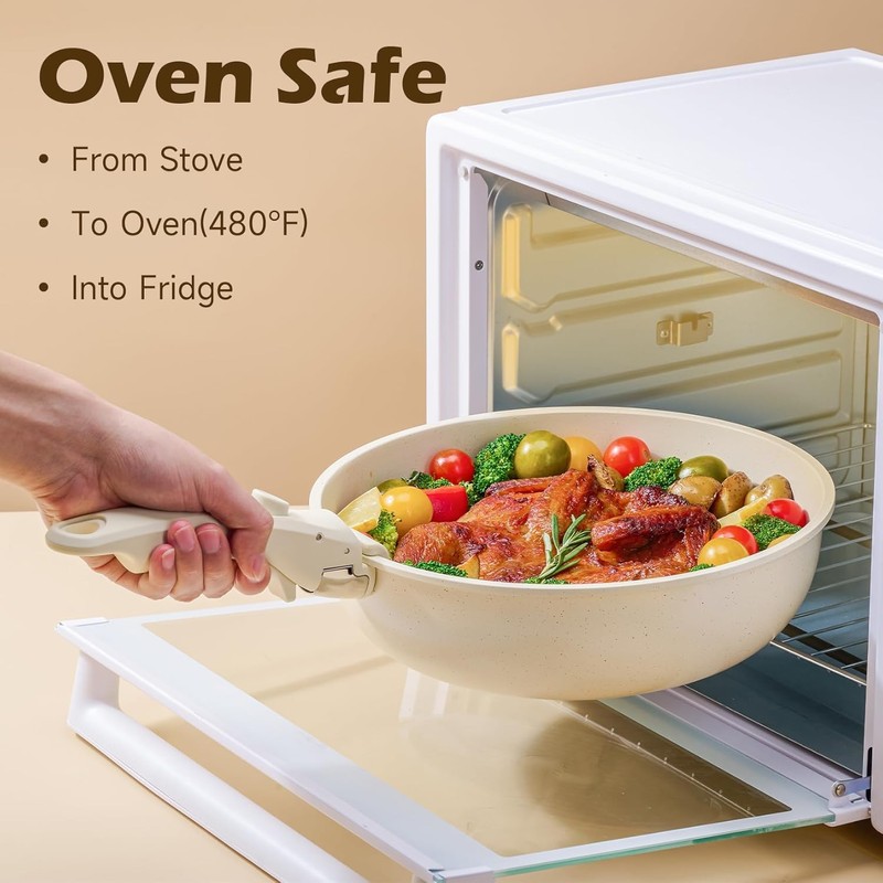 Removable Handle,Removable Pan Gripper,Handle for Detachable,Removable Pan Handle Universal Pot,Detachable