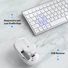 J JOYACCESS Wireless Keyboard and Mouse, Slim Wireless Keyboard Mouse