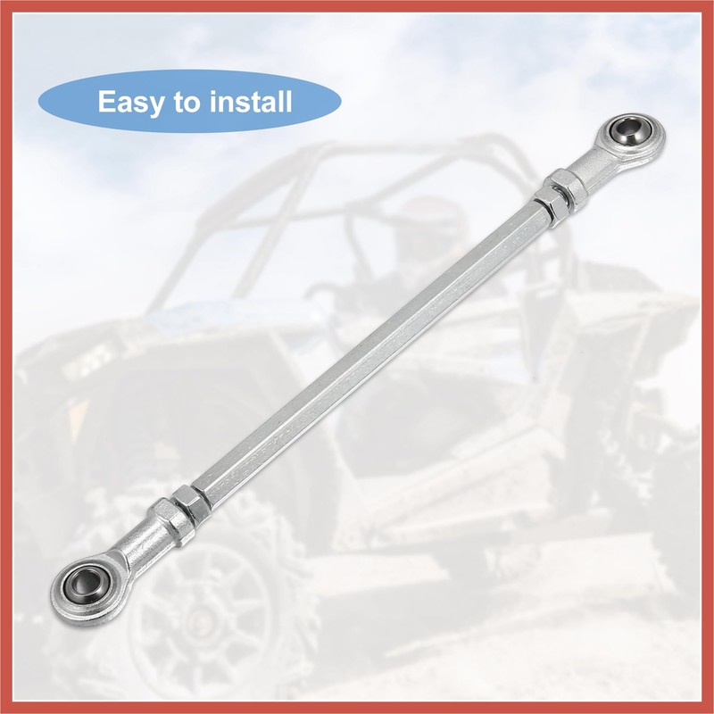 ACROPIX 2pcs 210mm Length 8mm Hole Diamete Adjustable Steering Tie