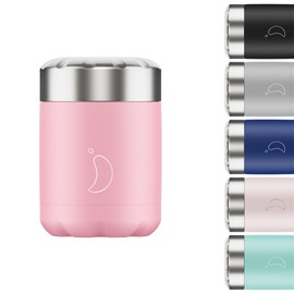 Chilly's Storage Containers, Leak-Proof Reusable Premium Stainless Steel Food Container, Double-Wall Insulated for Storing Hot or Cold Lunch