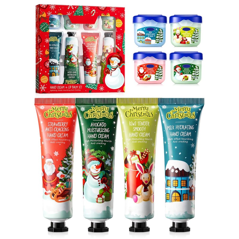 Crema de Manos Hidratante， Crema de manos navideña,Colección De Cremas