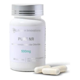 Lifespan Innovations Pure Nr 500mg Suplemento Nad Energía                                                                                             