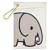 Miffy BN2084OW Women's Elephant Double-Sided Pass Case, white (off-white)