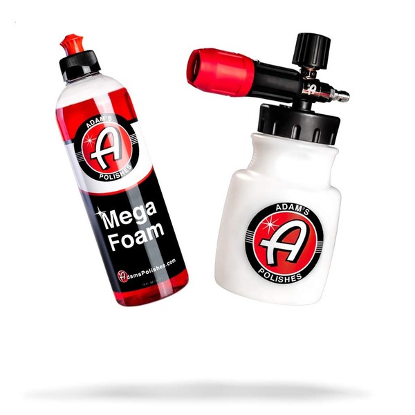 Adam’s Premium Foam Cannon Soap Combo - Custom Snow Foam Cannon Soap Sprayer for Car Wash | Sprayer Cannister for Pressure Washer