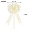 TOP-VIGOR 20Pcs 5 Inch Large Pull Bow Big Gift Wrapping