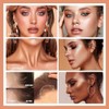 3-Pack Contour, Highlighter & Blush Set - Long-Lasting, Natural, Lightweight,