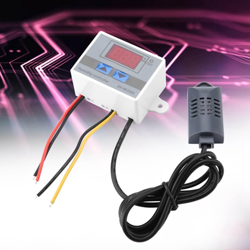 Fafeicy XH-W3005 1500W 220V Digital Hygrometer Switch Controller, 60 x