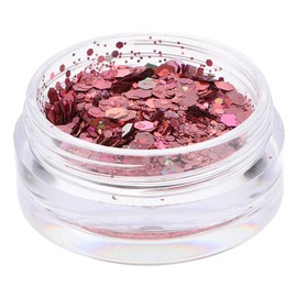 FOMIYES Nail Art Sequins Bottles of Shiny Glitters for Manicure Eye Makeup Craft Decoration for Home and Salon Use