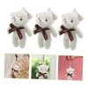 12 Llaveros Ositos Miniositos De Peluche Suave Manualidades