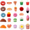 Mini Food Mochi Squishies - 24 Piece Fidget Toys with