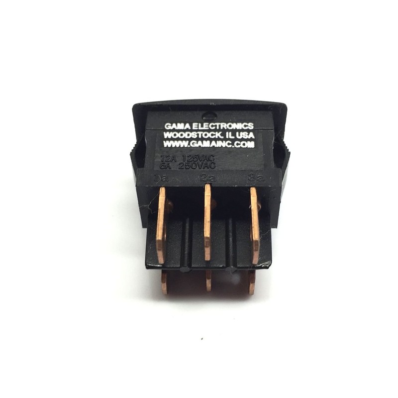 GAMA Electronics Mini 3 Position Double Pole Momentary On-Off-Momentary On