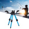 Foldable Multipurpose Fishing Rod Bracket Tripod Beach Long Range Aluminum
