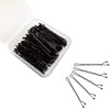 ScivoKaval Bobby Pins Bulk Black 100 Count Hair Bob Pins