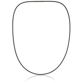 Boccia Women's Necklace Rubber Black 08010150