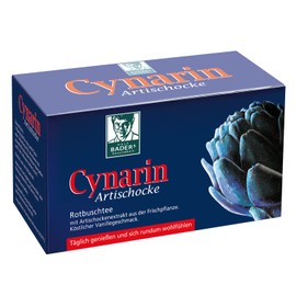 BADERs Cynarin Artischocke Rotbuschtee aus der Apotheke. Mit Artischockenextrakt. Hilfreich beim Fasten oder bei der Diät. Köstlicher Geschmack nach Vanille. 2 x 20 Btl.