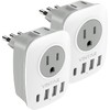 VINTAR Italy Travel Plug Adapter, 2 Pack Type L Plug