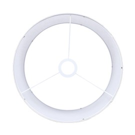 OUTON Drum Lamp Shades for Floor Lamps, 16" Top x16 "Bottom x 9" High, Easy to Assemble, Replacement Linen Lampshades for Table Lamps & Bedside Lamps (1.65" Spider)