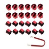 Nihfien 24pcs Wheel Nut Cap 19mm Wheel Bolt Nut Caps